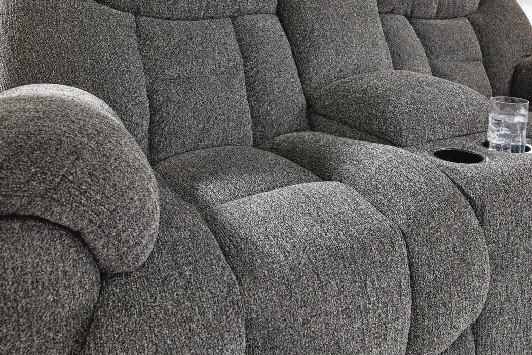Five Star Furniture - Foreside Reclining Loveseat with Console