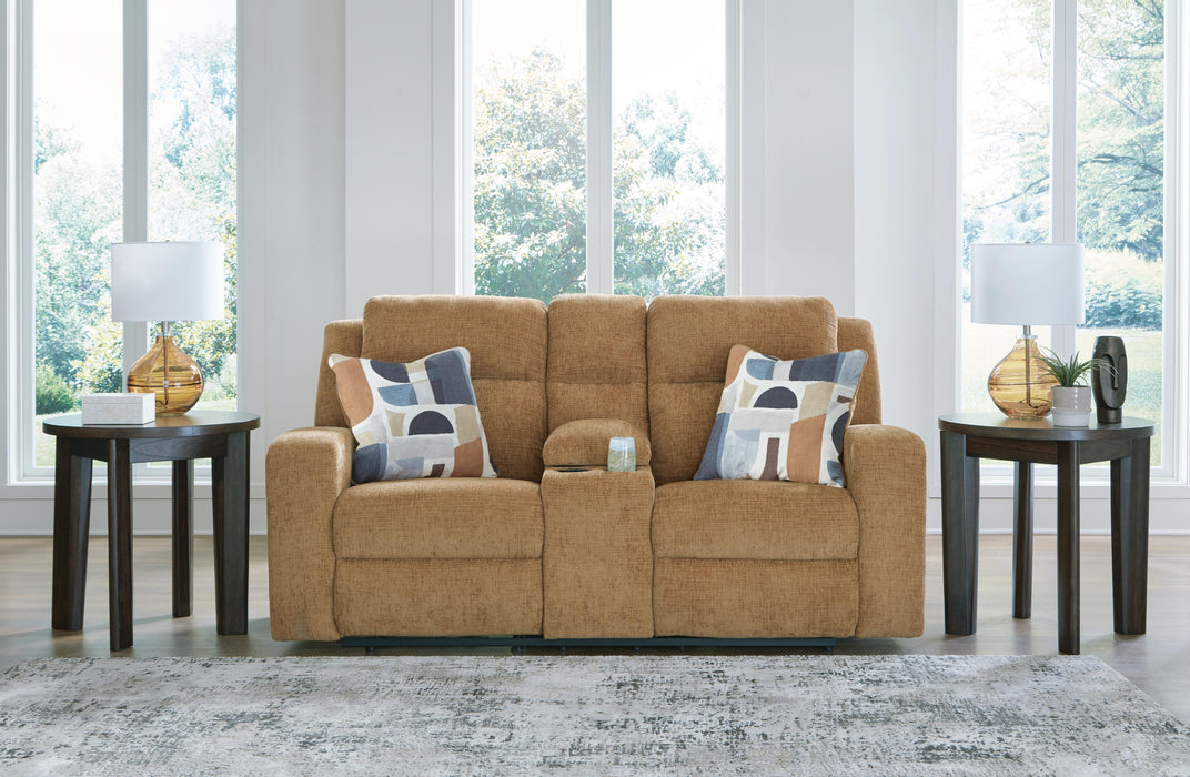 Five Star Furniture - Kanlow Reclining Loveseat with Console