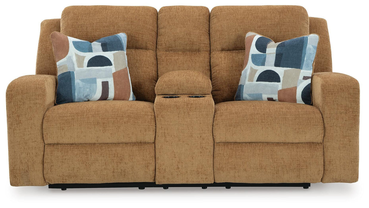 Five Star Furniture - Kanlow Reclining Loveseat with Console