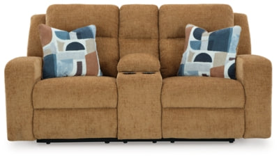 Five Star Furniture - Kanlow Reclining Loveseat with Console - Five Star Furniture & Mattress (GA)