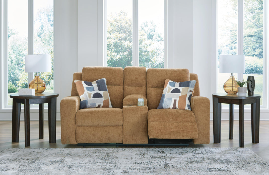 Five Star Furniture - Kanlow Reclining Loveseat with Console
