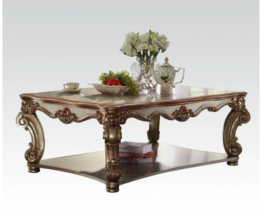 Five Star Furniture - Acme Vendome Coffee Table in Gold Patina 83000