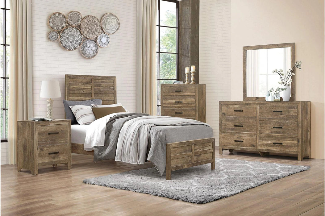 Five Star Furniture - Mandan 6 Drawer Dresser in Weathered Pine 1910-5