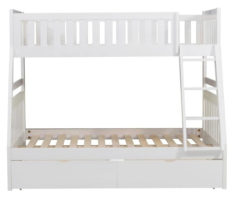 Five Star Furniture - Galen Twin/Full Bunk Bed w/ Storage Boxes in White B2053TFW-1*T