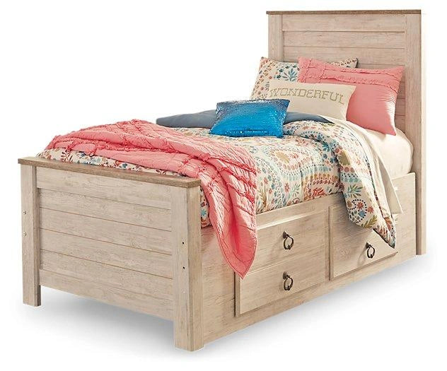Five Star Furniture - Willowton Bed with 2 Storage Drawers image