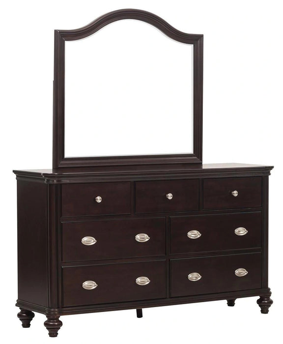 Five Star Furniture - Marston 7 Drawer Dresser in Dark Cherry 2615DC-5