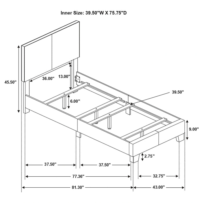 Five Star Furniture - Dorian Panel Bed