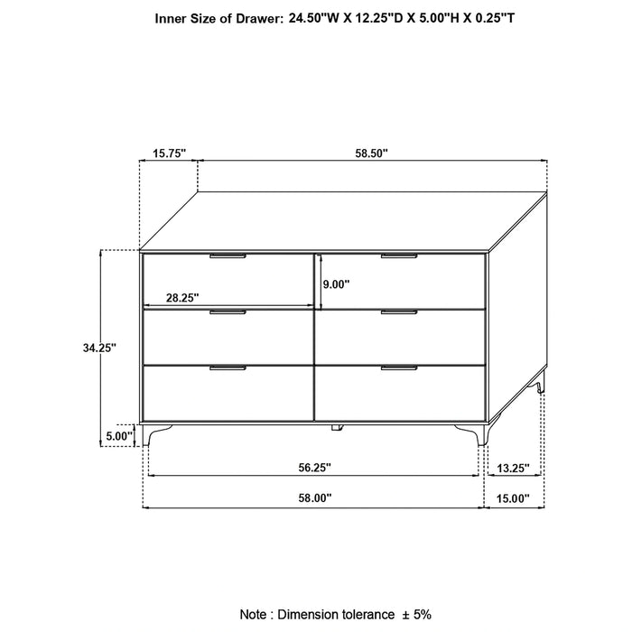 Five Star Furniture - Kendall Dresser