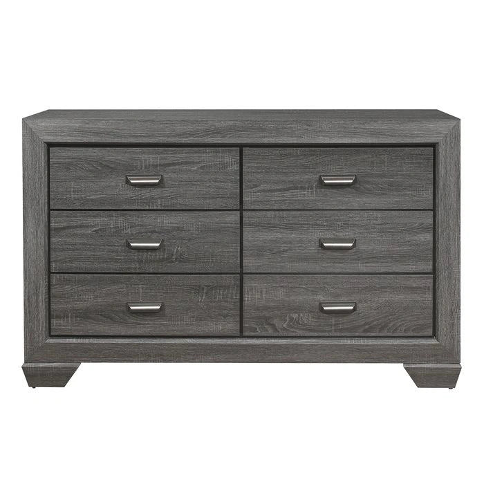 Five Star Furniture - Beechnut 6 Drawer Dresser in Gray 1904GY-5