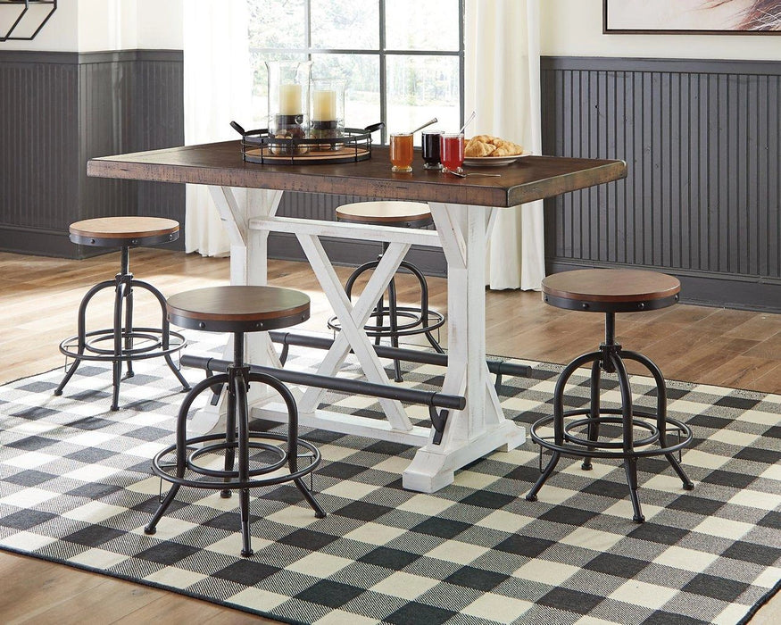 Five Star Furniture - Valebeck Counter Height Dining Table