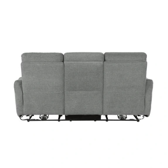Five Star Furniture - Edition Power Double Lay Flat Reclining Sofa in Dove Grey 9804DV-3PWH