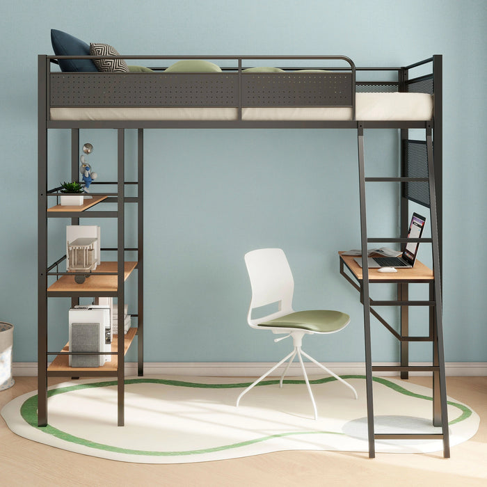 Five Star Furniture - Campus Workstation Loft Bed