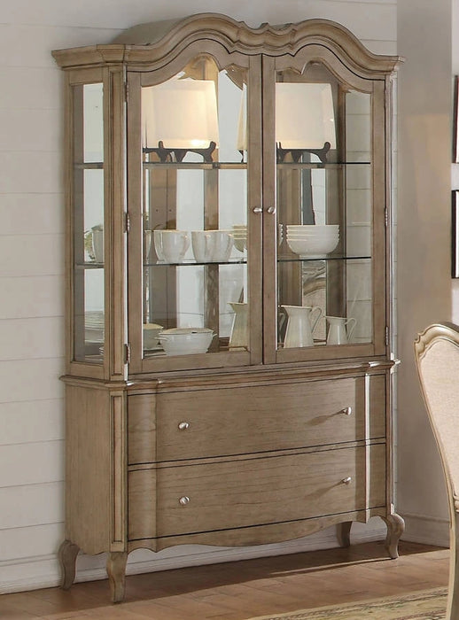 Five Star Furniture - Acme Chelmsford Hutch and Buffet in Antique Taupe 66054