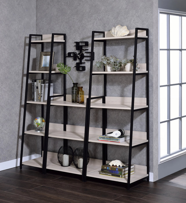 Five Star Furniture - Wendral Natural & Black Bookshelf (5-Tier, 16"L)