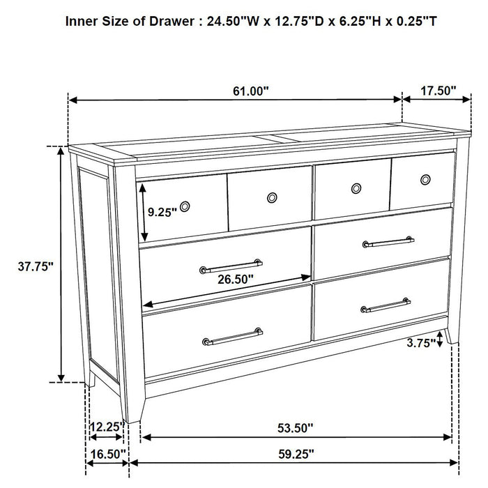 Five Star Furniture - Hazlewood Dresser