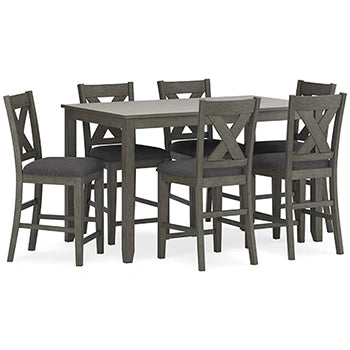 Five Star Furniture - Caitbrook Counter Height Dining Table and Bar Stools (Set of 7)