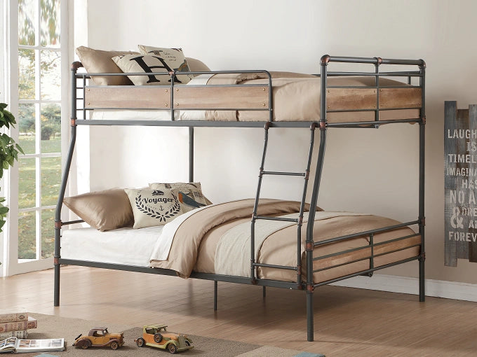 Five Star Furniture - Brantley II Sandy Black & Dark Bronze Hand-Brushed Full XL/Queen Bunk Bed