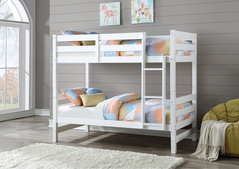 Five Star Furniture - Ronnie White Bunk Bed (Twin/Twin)