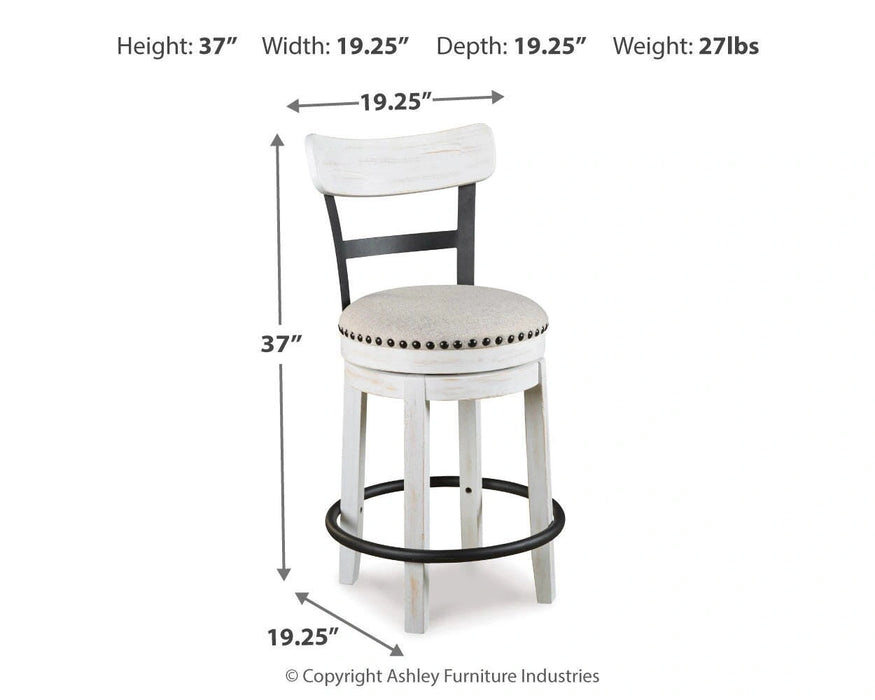 Five Star Furniture - Valebeck Counter Height Bar Stool