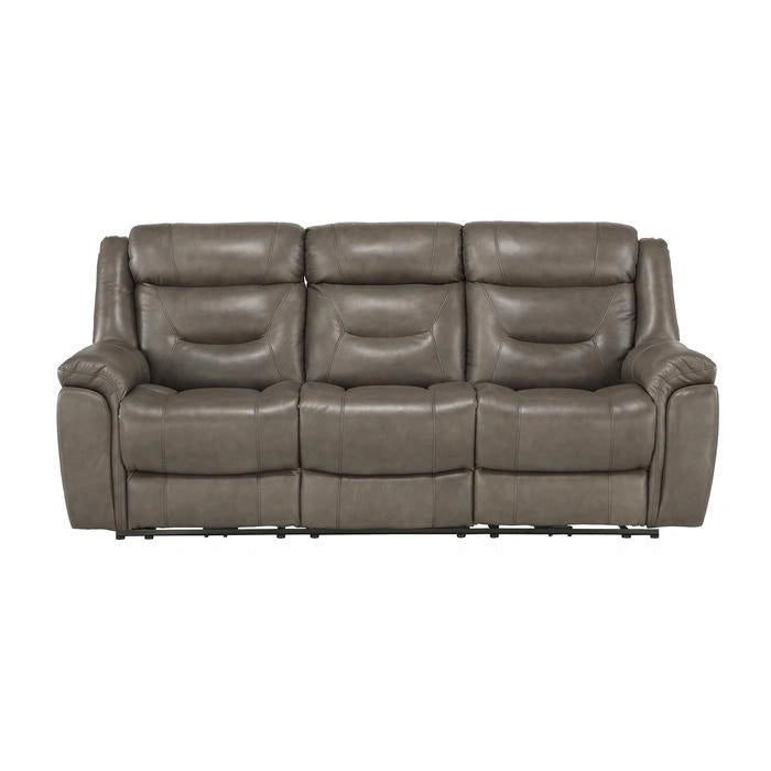 Five Star Furniture - Danio Power Double Reclining Sofa with Power Headrests in Brownish Gray 9528BRG-3PWH