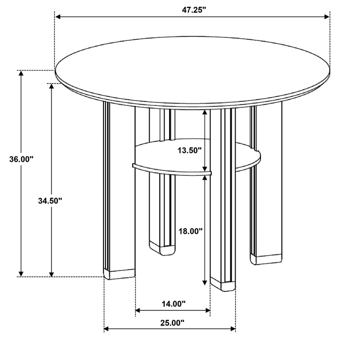 Five Star Furniture - Ottowa Counter Height Dining Set