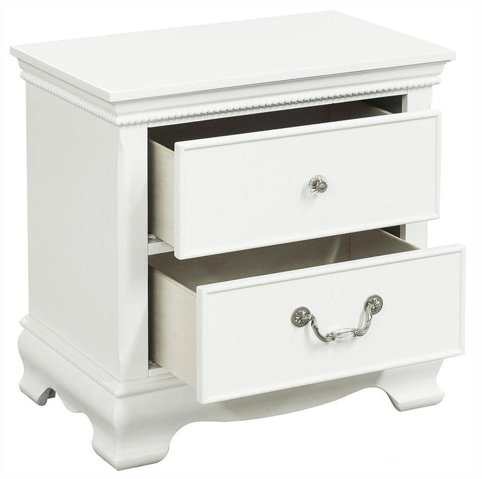 Five Star Furniture - Lucida 2 Drawer Nightstand in White 2039W-4