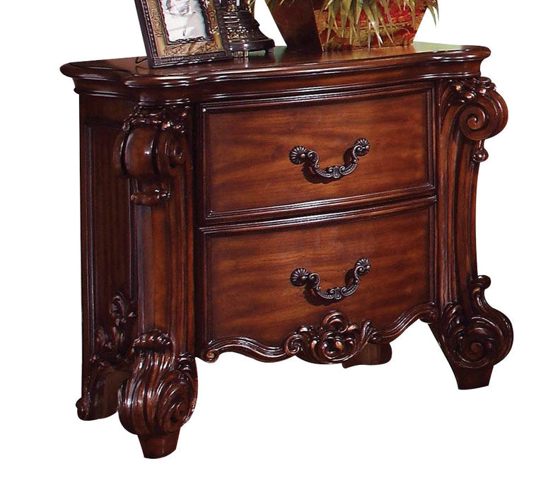 Five Star Furniture - Acme Vendome Traditional Two Drawer Nightstand in Cherry 22003 CLOSEOUT