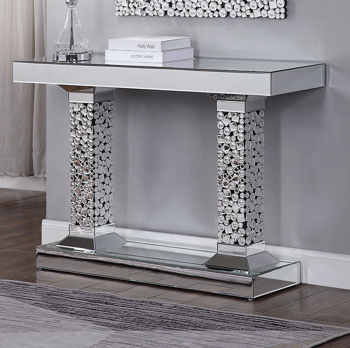 Five Star Furniture - Kachina Mirrored & Faux Gems Console Table