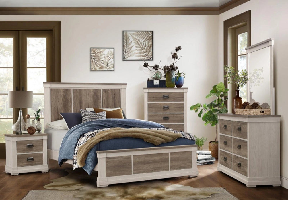 Five Star Furniture - Arcadia Chest in White & Weathered Gray 1677-9