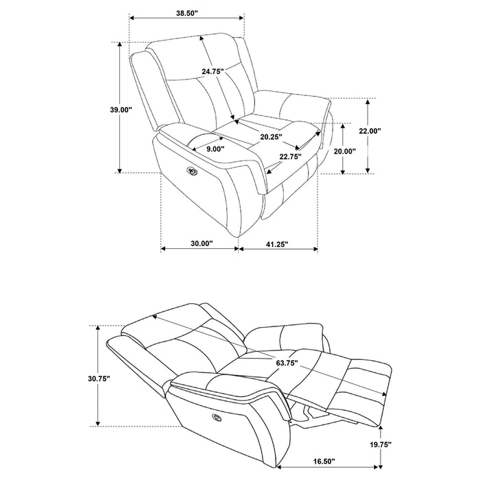 Five Star Furniture - Lawrence Glider Recliner