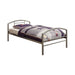 Five Star Furniture - Baines Twin Metal Bed with Arched Headboard Silver image