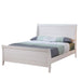 Five Star Furniture - Selena Twin Sleigh Platform Bed Cream White image