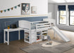 Five Star Furniture - Millie Twin Workstation Loft Bed White image