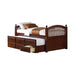 Five Star Furniture - Norwood Twin Captain's Bed with Trundle and Drawers Chestnut image