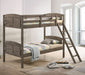 Five Star Furniture - Flynn Bunk Bed Weathered Brown image