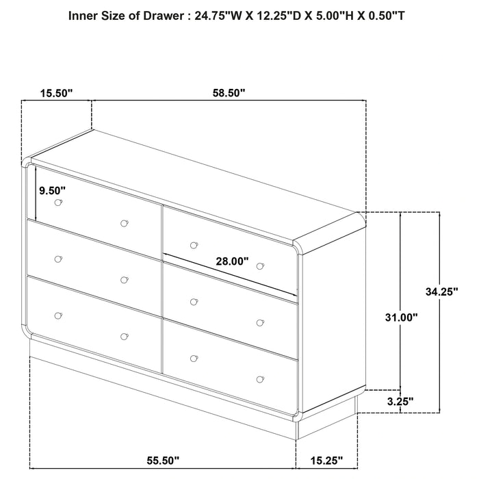 Five Star Furniture - Cavelle Bedroom Set