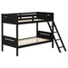 Five Star Furniture - Littleton Twin Over Twin Bunk Bed Black image