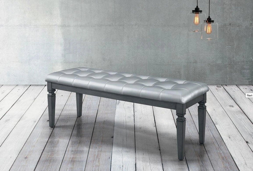 Five Star Furniture - Allura Bed Bench in Gray 1916GY-FBH