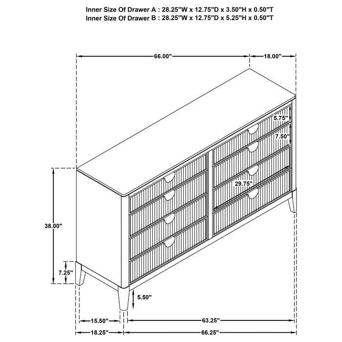 Five Star Furniture - Brookmead Dresser