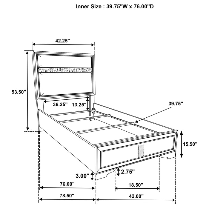 Five Star Furniture - Miranda Panel Bed