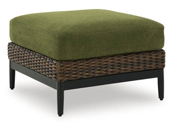 Five Star Furniture - Horizon Hall Outdoor Ottoman with Cushion