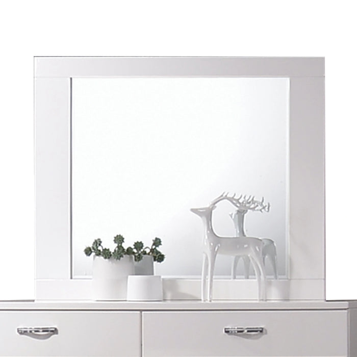 Five Star Furniture - Naima II White High Gloss Mirror
