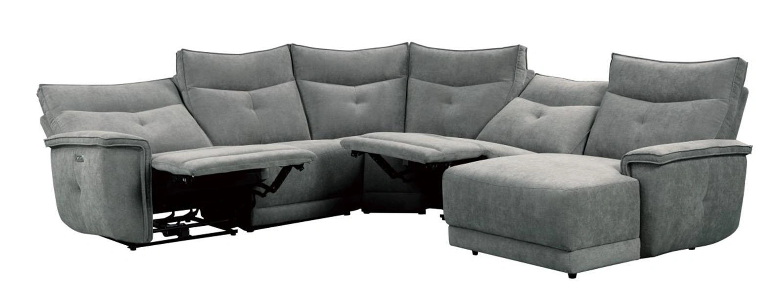 Five Star Furniture - Tesoro Right Side Chaise in Dark Gray 9509DG-5R