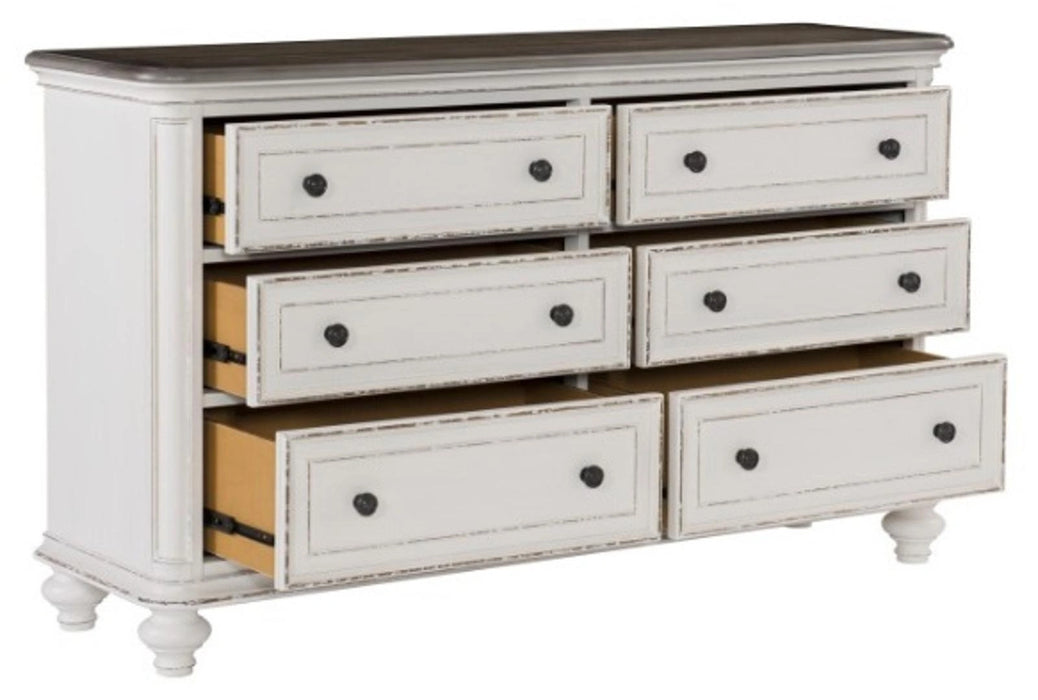 Five Star Furniture - Baylesford Dresser in Two Tone 1624W-5