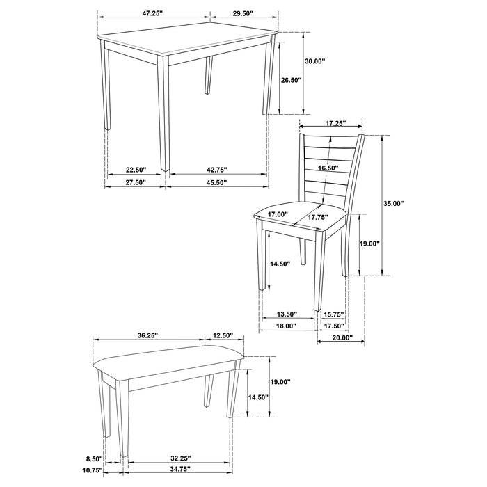 Five Star Furniture - Guillen Dining Set
