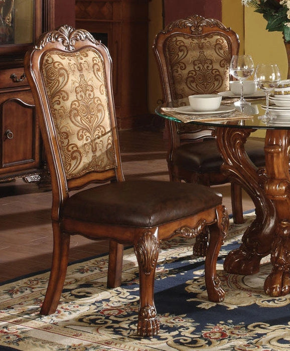 Five Star Furniture - Acme Dresden Side Chairs in Cherry 60012 (Set of 2)