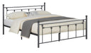 Five Star Furniture - Canon Queen Metal Slatted Headboard Platform Bed - Gunmetal image