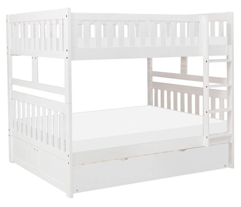 Five Star Furniture - Galen Full/Full Bunk Bed w/ Twin Trundle in White B2053FFW-1*R