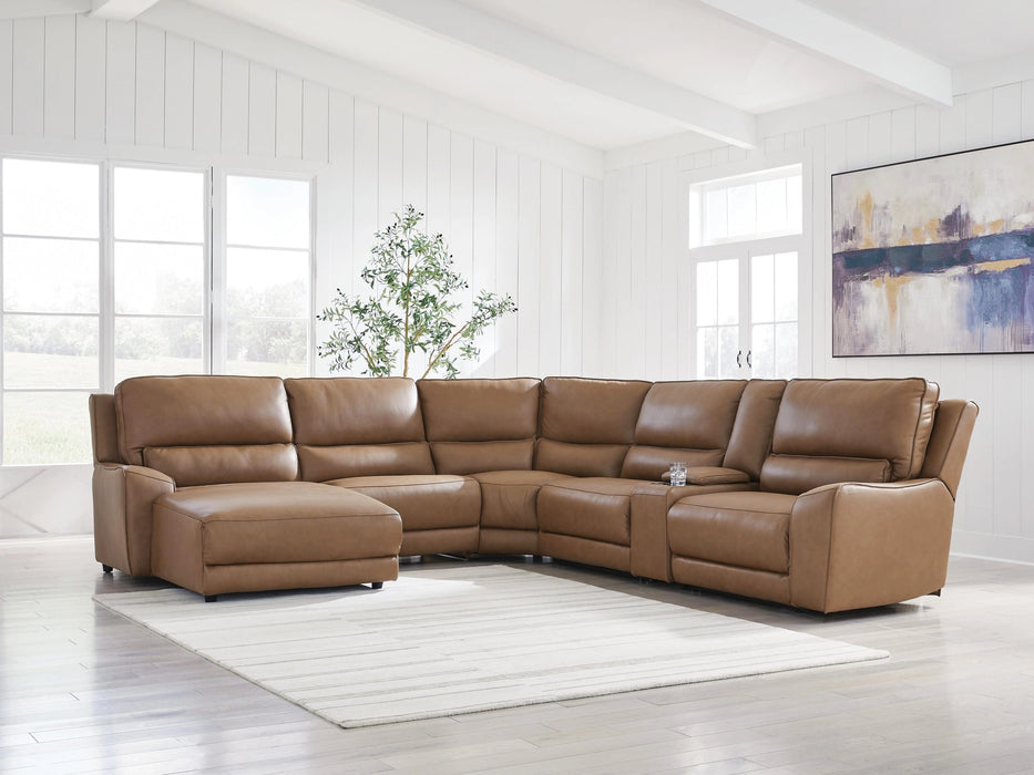 Five Star Furniture - DeepWakes Power Reclining Sectional with Chaise