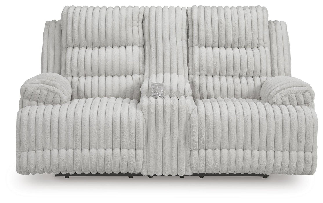Five Star Furniture - Rhines Falls Power Reclining Loveseat with Console